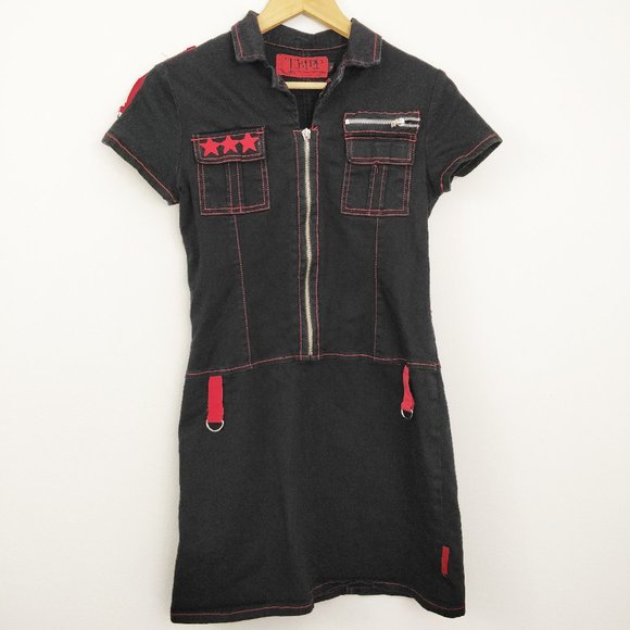 Tripp nyc Dresses & Skirts - Tripp NYC 2000s Goth Star Mini Dress Medium/Small